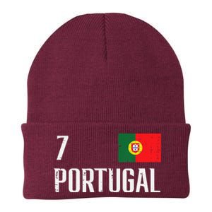 Portugal Number 7 Portuguese Soccer Knit Cap Winter Beanie