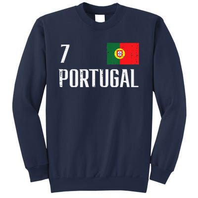 Portugal Number 7 Portuguese Soccer Sweatshirt