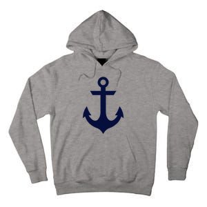 Preppy Nautical Anchor Gifts For Sailors Boaters & Yachting Tall Hoodie