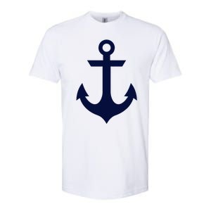 Preppy Nautical Anchor Gifts For Sailors Boaters & Yachting Softstyle CVC T-Shirt