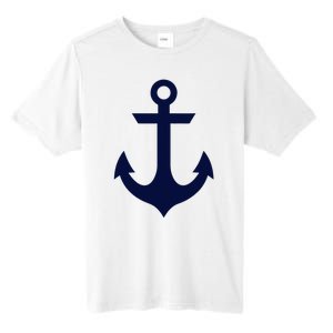 Preppy Nautical Anchor Gifts For Sailors Boaters & Yachting Tall Fusion ChromaSoft Performance T-Shirt