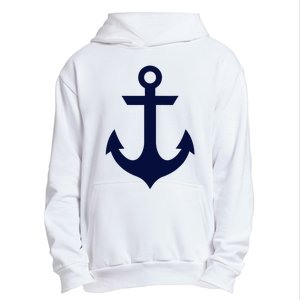 Preppy Nautical Anchor Gifts For Sailors Boaters & Yachting Urban Pullover Hoodie