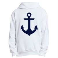 Preppy Nautical Anchor Gifts For Sailors Boaters & Yachting Urban Pullover Hoodie