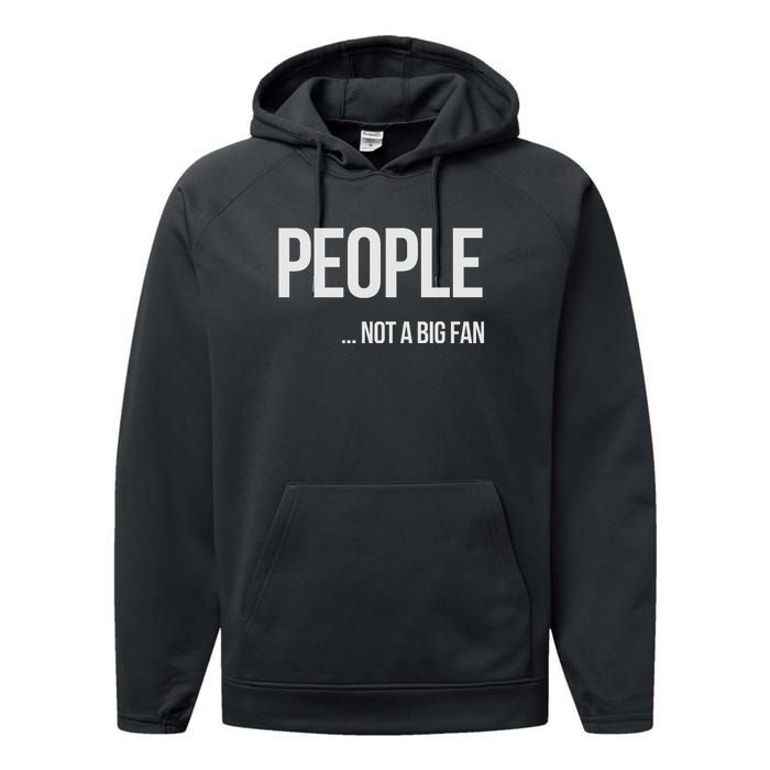 People Not A Big Fan About Me Graphic Novelty Sarcastic Funny Performance Fleece Hoodie