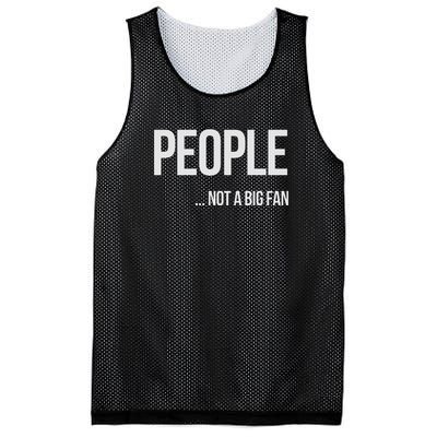 People Not A Big Fan About Me Graphic Novelty Sarcastic Funny Mesh Reversible Basketball Jersey Tank