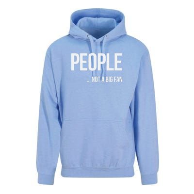 People Not A Big Fan About Me Graphic Novelty Sarcastic Funny Unisex Surf Hoodie