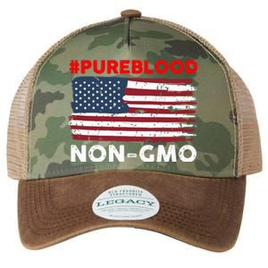 #Pureblood Nongmo American Flag Legacy Tie Dye Trucker Hat