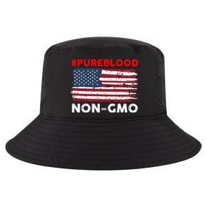 #Pureblood Nongmo American Flag Cool Comfort Performance Bucket Hat