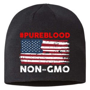 #Pureblood Nongmo American Flag Sustainable Beanie