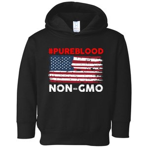 #Pureblood Nongmo American Flag Toddler Hoodie