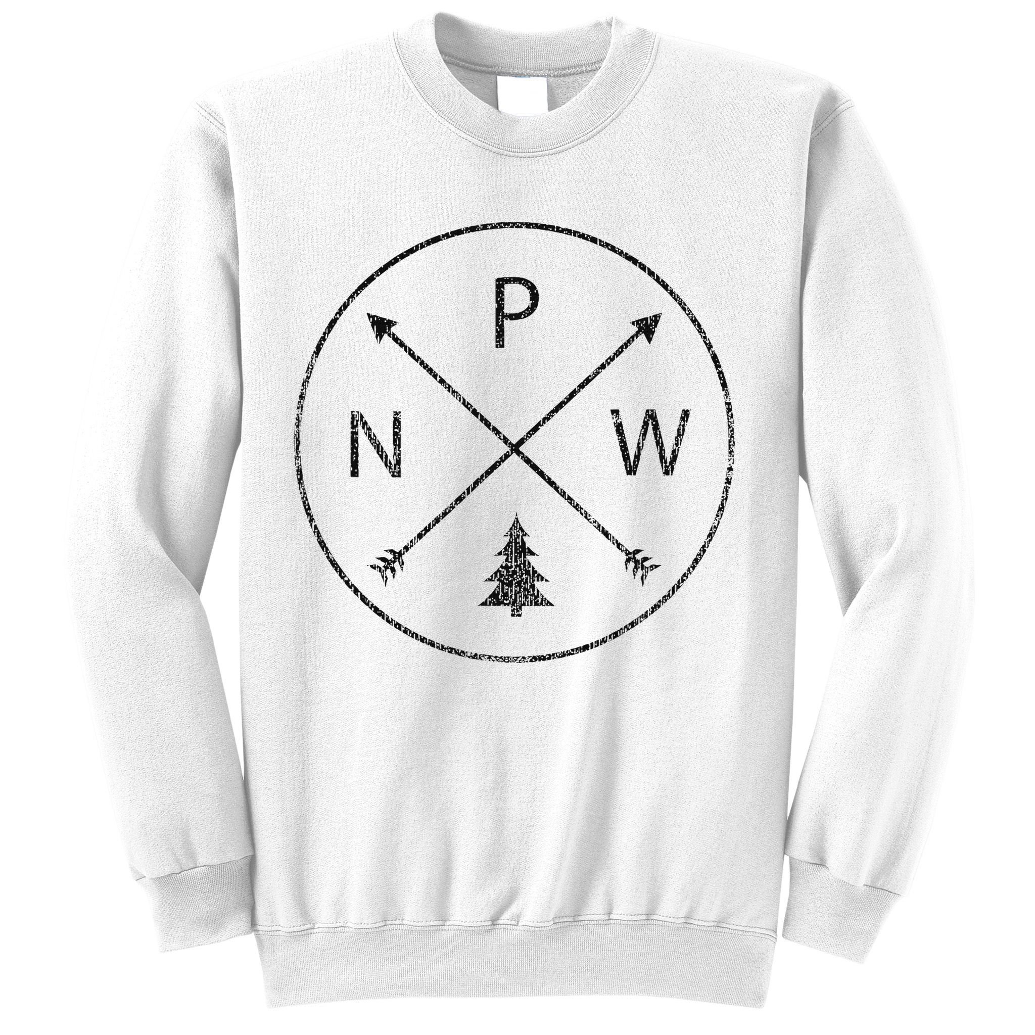 Pacific Northwest Arrows Pine Tree Pnw Sweatshirt