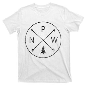 Pacific Northwest Arrows Pine Tree Pnw T-Shirt