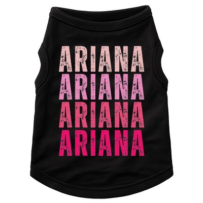 Personalized Name Ariana I Love Ariana Vintage Doggie Tank