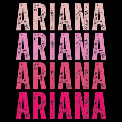 Personalized Name Ariana I Love Ariana Vintage T-Shirt
