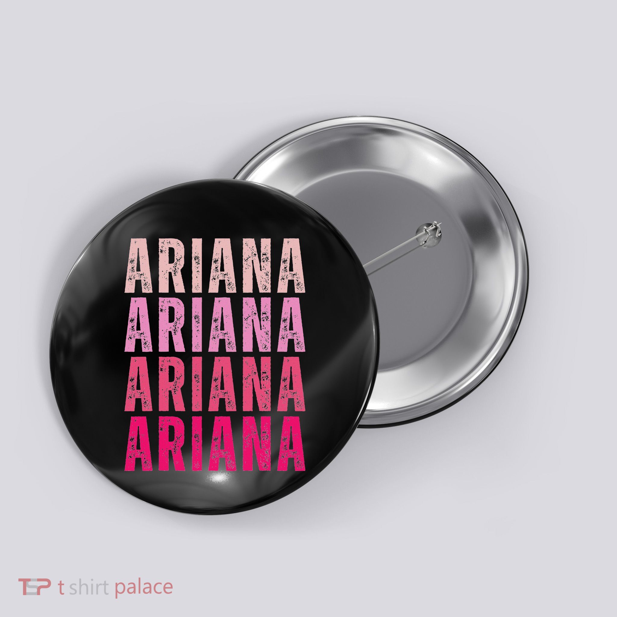Personalized Name Ariana I Love Ariana Vintage Button