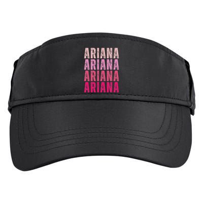 Personalized Name Ariana I Love Ariana Vintage Adult Drive Performance Visor