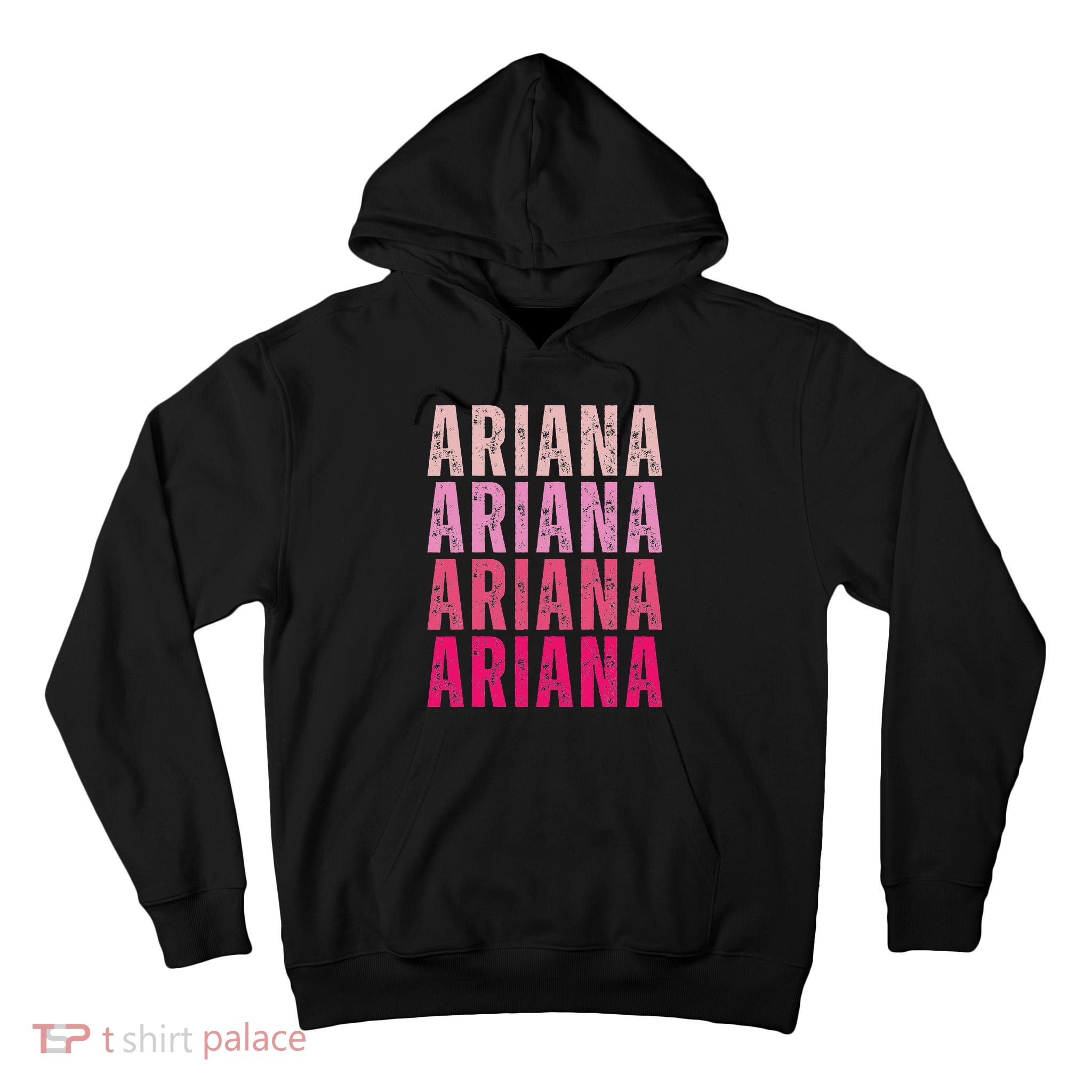 Personalized Name Ariana I Love Ariana Vintage Tall Hoodie