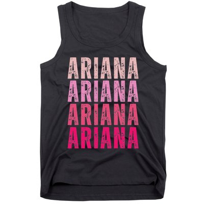 Personalized Name Ariana I Love Ariana Vintage Tank Top
