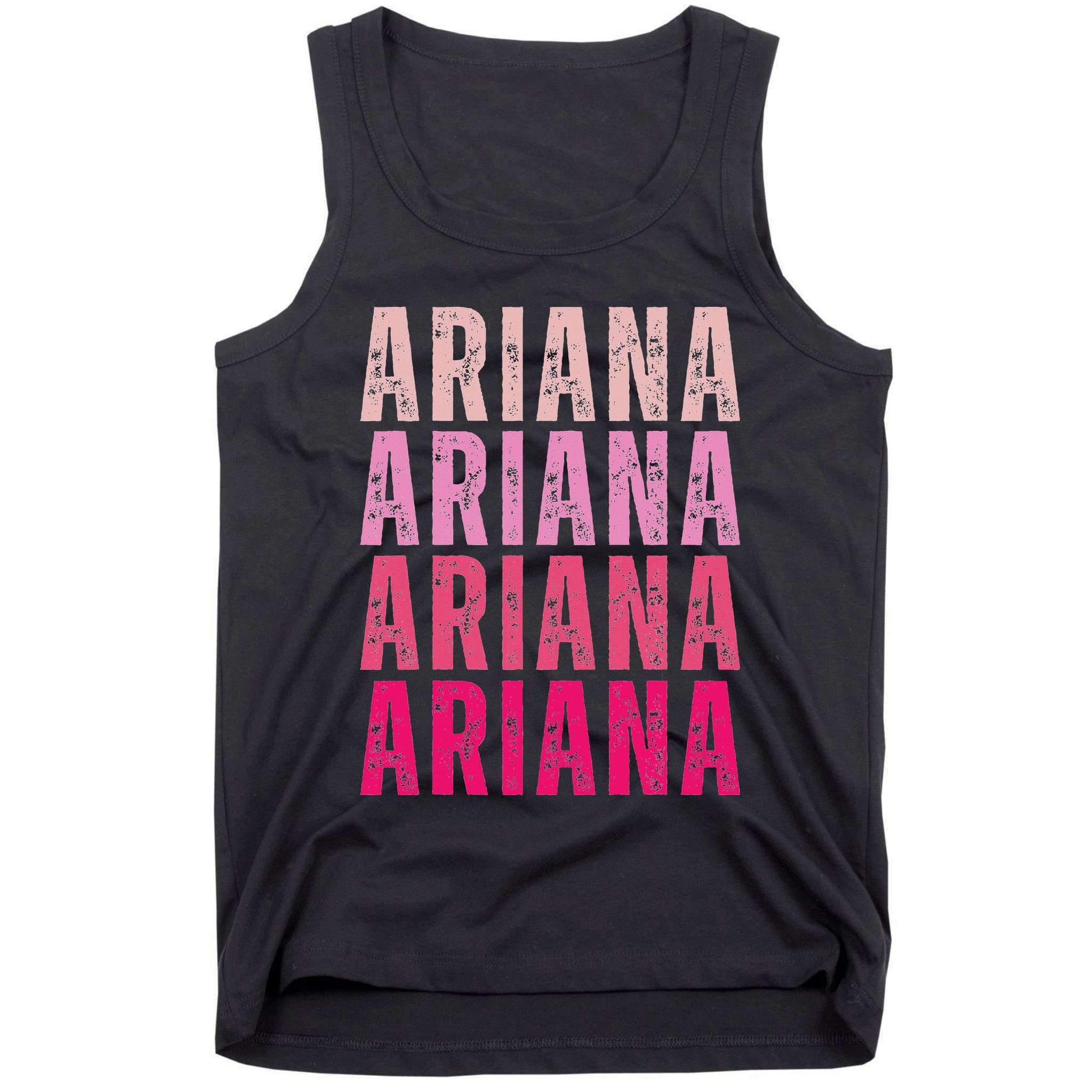 Personalized Name Ariana I Love Ariana Vintage Tank Top