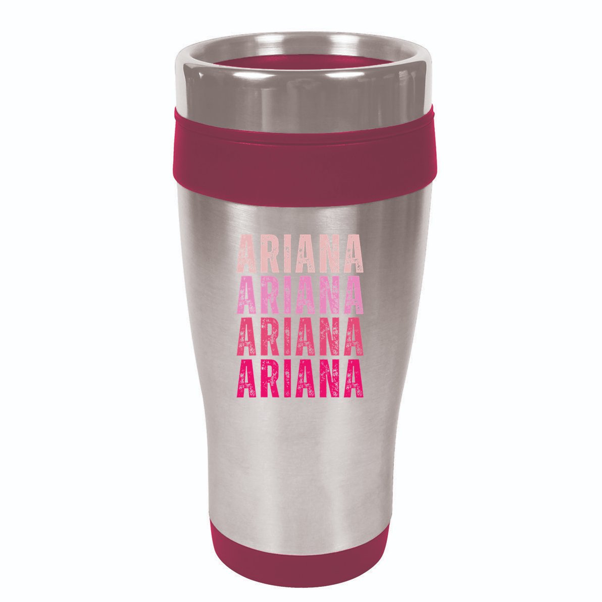 Personalized Name Ariana I Love Ariana Vintage 16oz Travel Tumbler