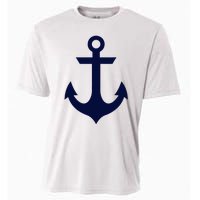 Preppy Nautical Anchor Gifts For Sailors Boaters & Yachting Cooling Performance Crew T-Shirt