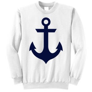 Preppy Nautical Anchor Gifts For Sailors Boaters & Yachting Sweatshirt