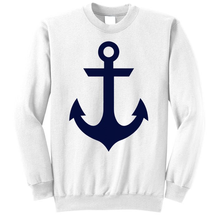 Preppy Nautical Anchor Gifts For Sailors Boaters & Yachting Sweatshirt