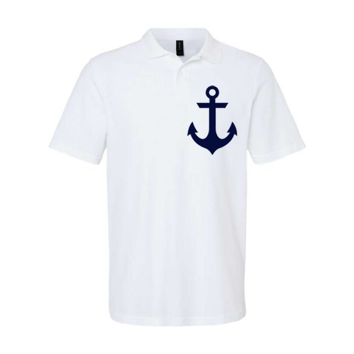 Preppy Nautical Anchor Gifts For Sailors Boaters & Yachting Softstyle Adult Sport Polo