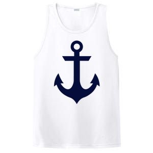 Preppy Nautical Anchor Gifts For Sailors Boaters & Yachting PosiCharge Competitor Tank