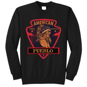 Pueblo Native American Indian Pride Respect Arrow Sweatshirt