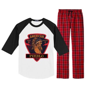 Pueblo Native American Indian Pride Respect Arrow Raglan Sleeve Pajama Set