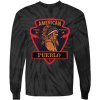 Pueblo Native American Indian Pride Respect Arrow Tie-Dye Long Sleeve Shirt