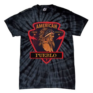 Pueblo Native American Indian Pride Respect Arrow Tie-Dye T-Shirt