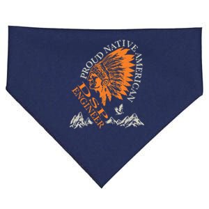 Proud Native American Job DSP Engineer USA-Made Doggie Bandana