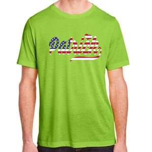 Patrick Name American Flag Gift Adult ChromaSoft Performance T-Shirt