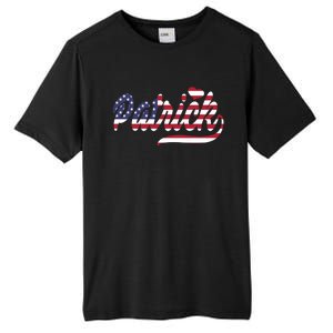 Patrick Name American Flag Gift Tall Fusion ChromaSoft Performance T-Shirt