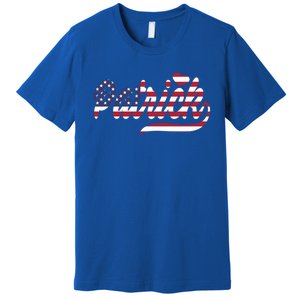 Patrick Name American Flag Gift Premium T-Shirt