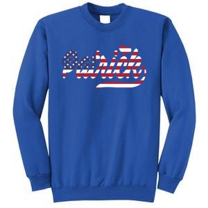 Patrick Name American Flag Gift Tall Sweatshirt