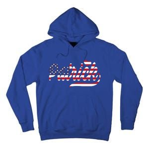 Patrick Name American Flag Gift Tall Hoodie