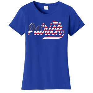 Patrick Name American Flag Gift Women's T-Shirt