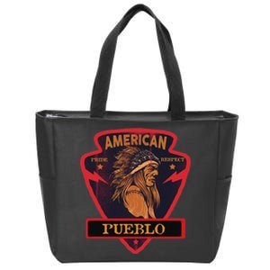 Pueblo Native American Indian Pride Respect Arrow Zip Tote Bag