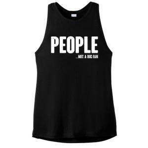 People Not A Big Fan Ladies PosiCharge Tri-Blend Wicking Tank