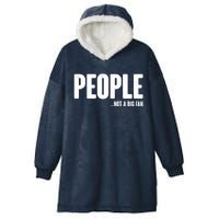 People Not A Big Fan Hooded Wearable Blanket