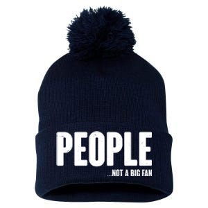 People Not A Big Fan Pom Pom 12in Knit Beanie