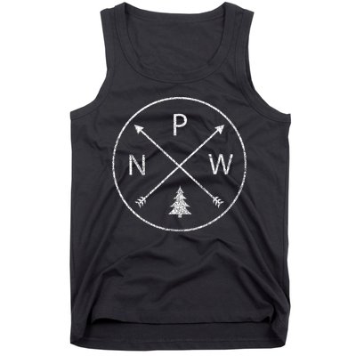 Pacific Northwest Arrows Pine Tree Pnw Tank Top
