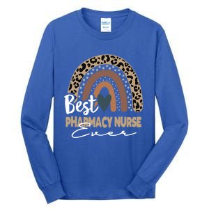 Pharmacy Nurse Boho Rainbow Pharmaceutical Research Nurse Cool Gift Tall Long Sleeve T-Shirt