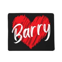 Personalized Name Barry I Love Barry Mousepad