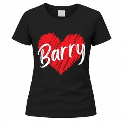 Personalized Name Barry I Love Barry Women's T-Shirt