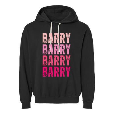 Personalized Name Barry I Love Barry Garment-Dyed Fleece Hoodie