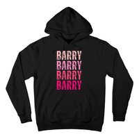 Personalized Name Barry I Love Barry Hoodie